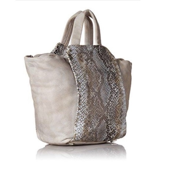 LIEBESKIND Berlin Dessert Beige Baraka Snake Bag - Picture 4 of 8